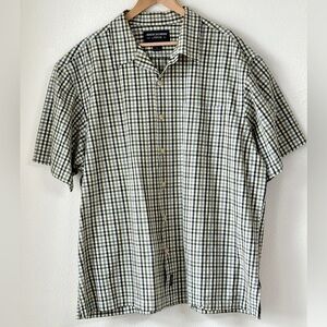 Vintage Abercrombie & Fitch Men's XL Plaid Button Down Camp Shirt - 100% Cotton
